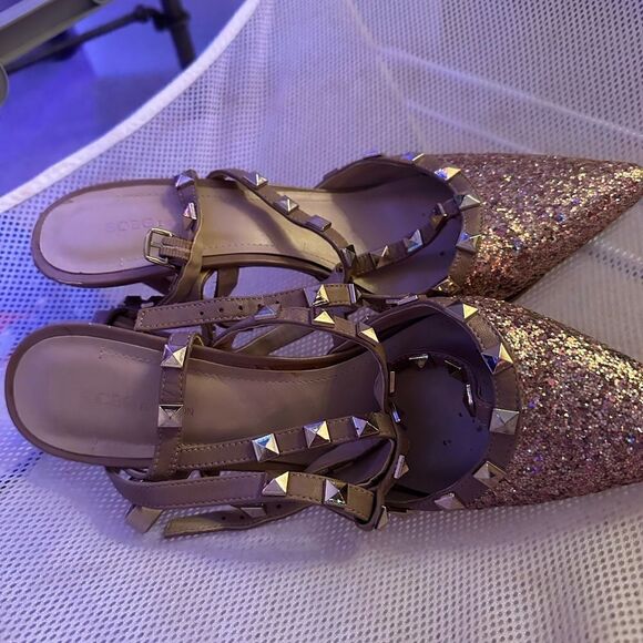 BCBG Generation Pink sparkly heels - Picture 4 of 4